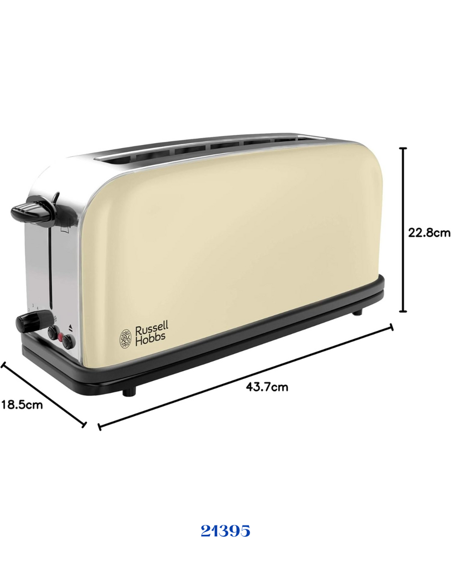 RUSSELL HOBBS COLOURS PLUS CLASSIC CREAM TOASTER