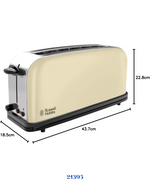 RUSSELL HOBBS COLOURS PLUS CLASSIC CREAM TOASTER