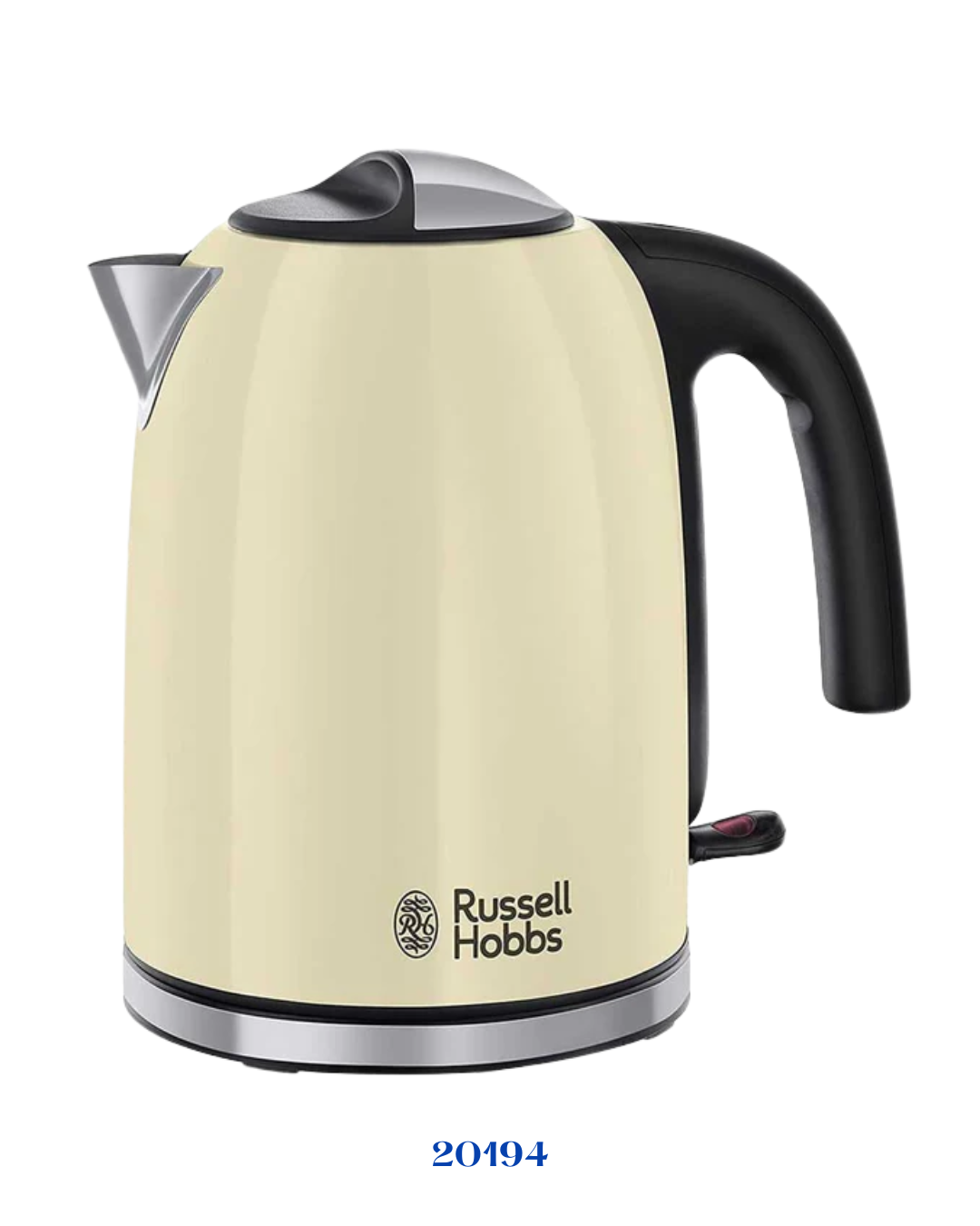 RUSSELL HOBBS COLOURS PLUS COMPACT CLASSIC CREAM KETTLE 2200W 1L