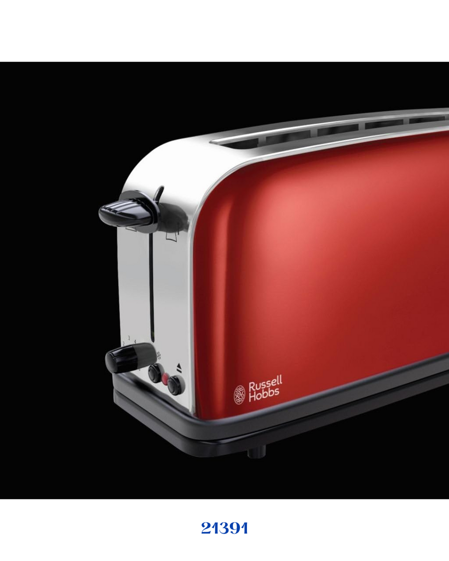 RUSSELL HOBBS COLOURS PLUS CLASSIC RED TOASTER