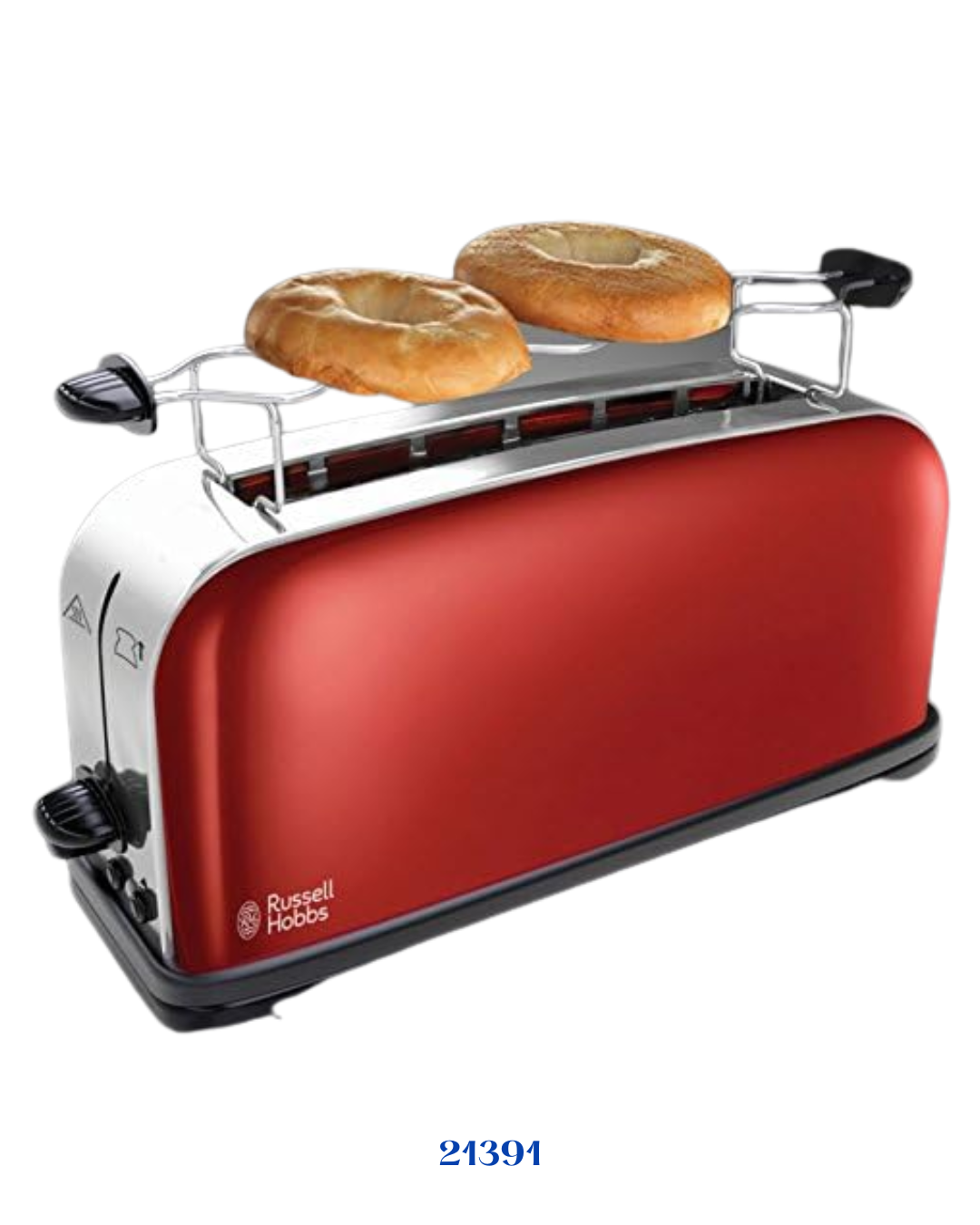 RUSSELL HOBBS COLOURS PLUS CLASSIC RED TOASTER