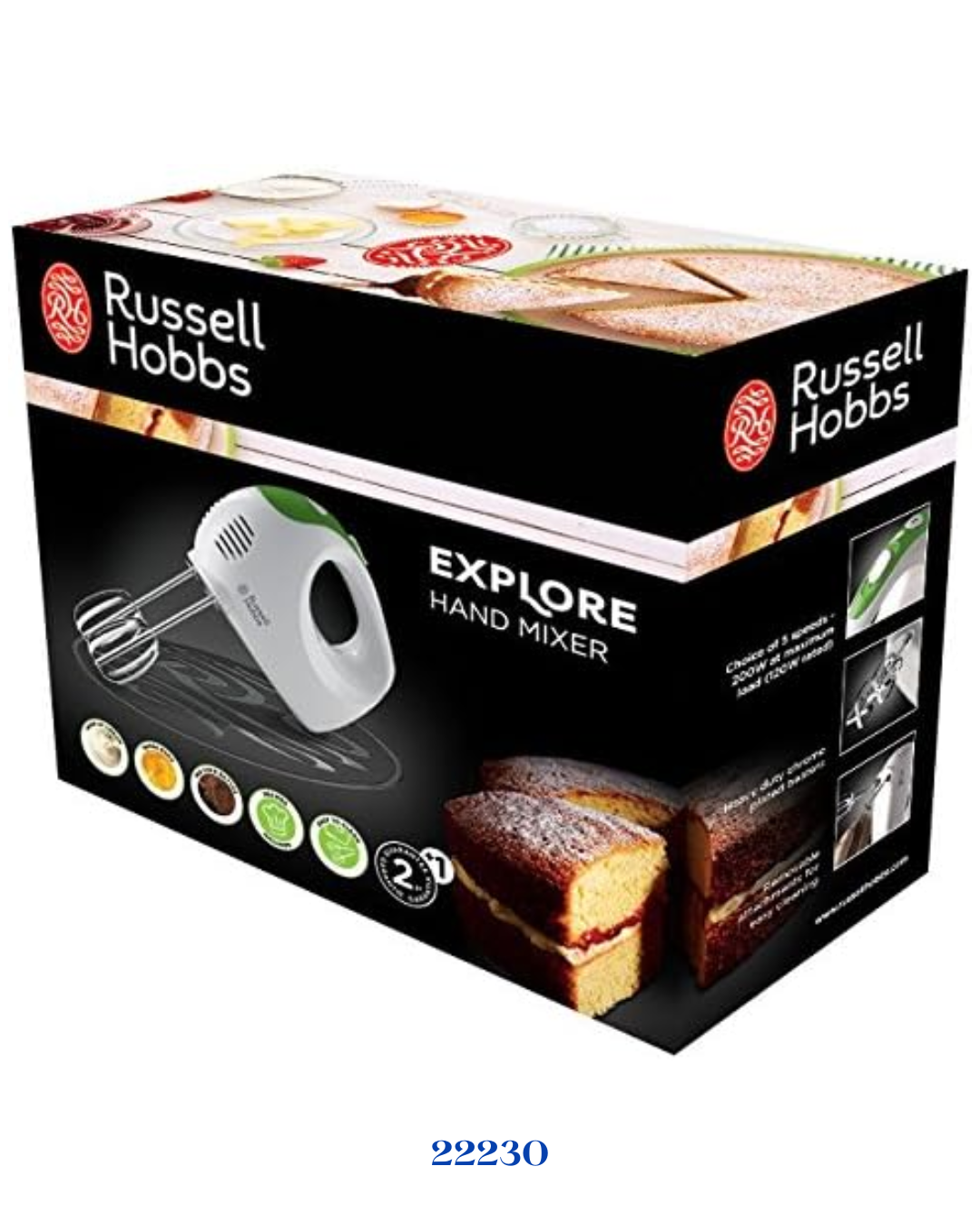 RUSSELL HOBBS EXPLORE HAND MIXER 125W