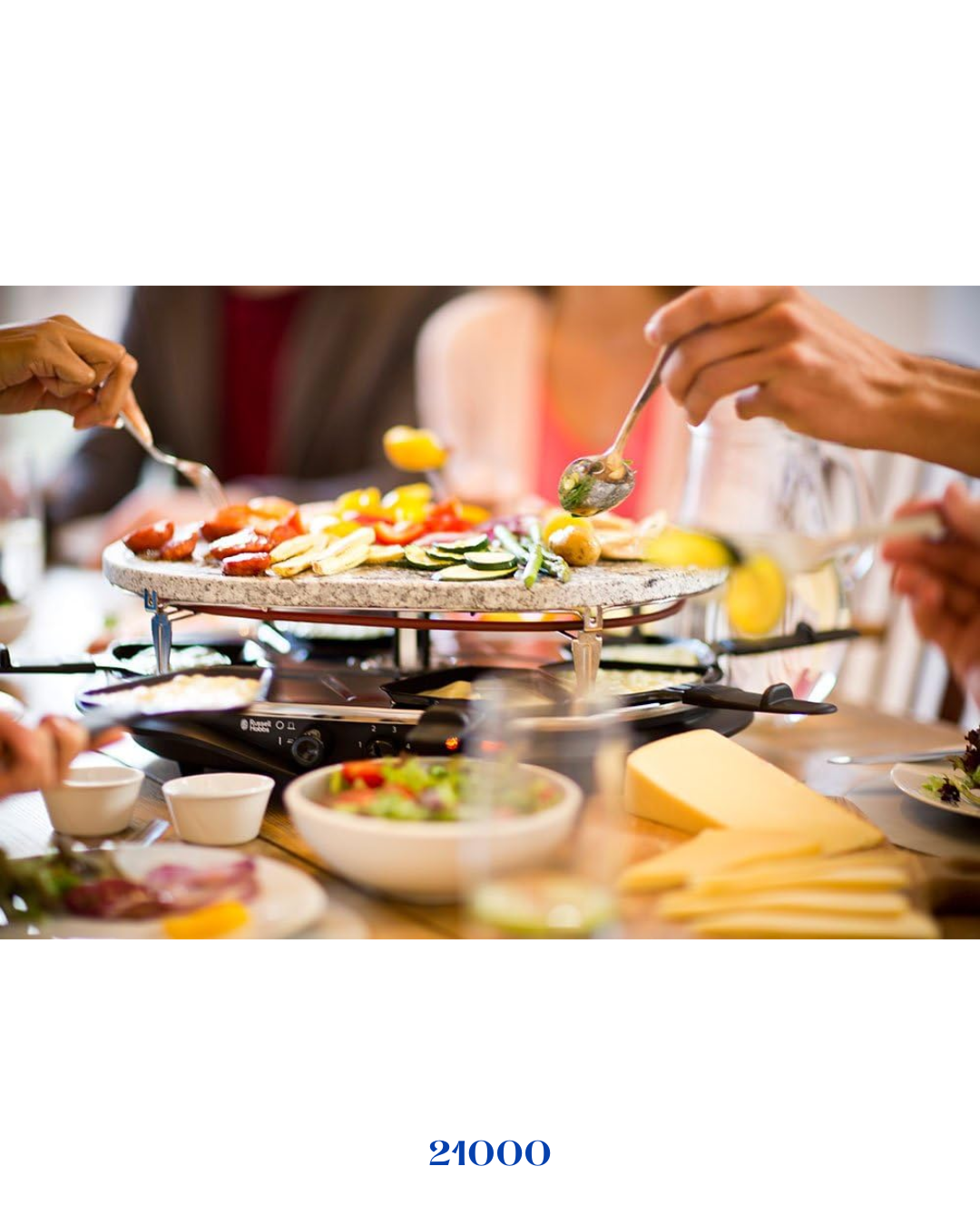 RUSSELL HOBBS FIESTA 8-PAN MULTI RACLETTE 1200W
