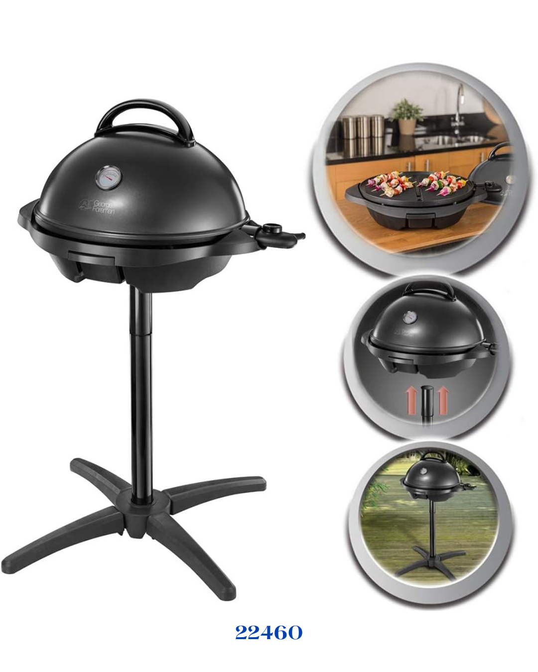 RUSSELL HOBBS GEORGE FOREMAN INDOOR & OUTDOOR GRILL 2400W​