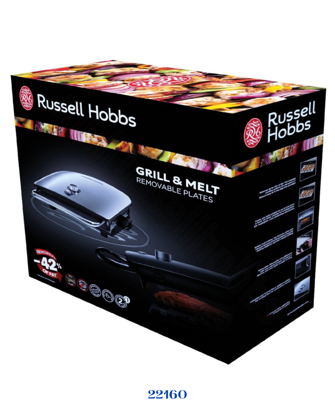 RUSSELL HOBBS GRILL & MELT FAMILY 1200W