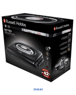 RUSSELL HOBBS RETRO CLASSIC NOIR REMOVABLE PLATES GRILL 1300W