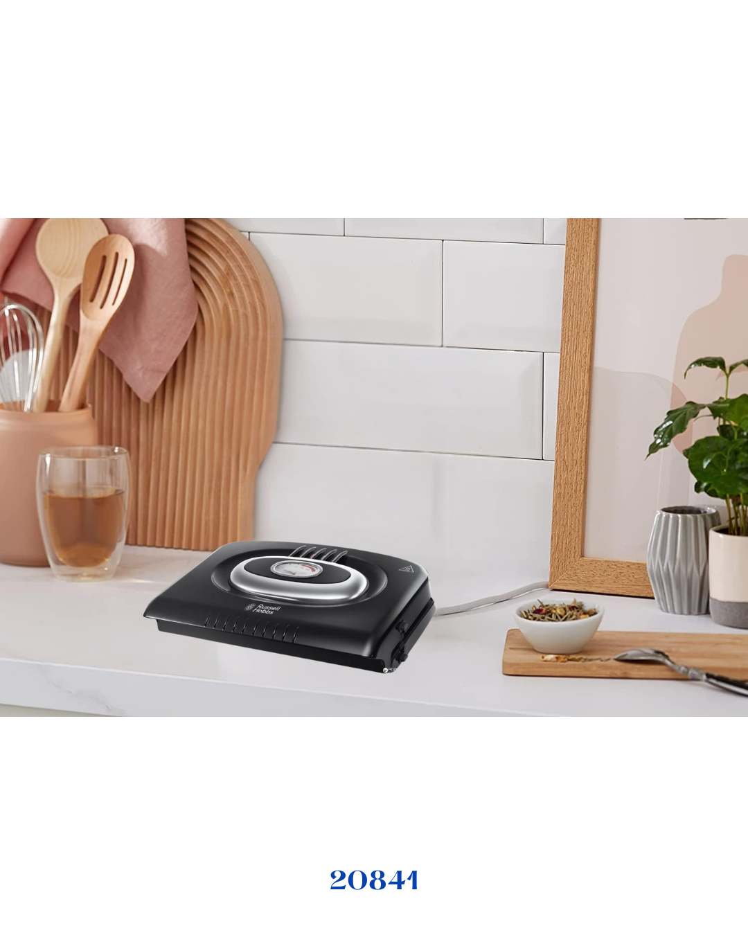 RUSSELL HOBBS RETRO CLASSIC NOIR REMOVABLE PLATES GRILL 1300W​