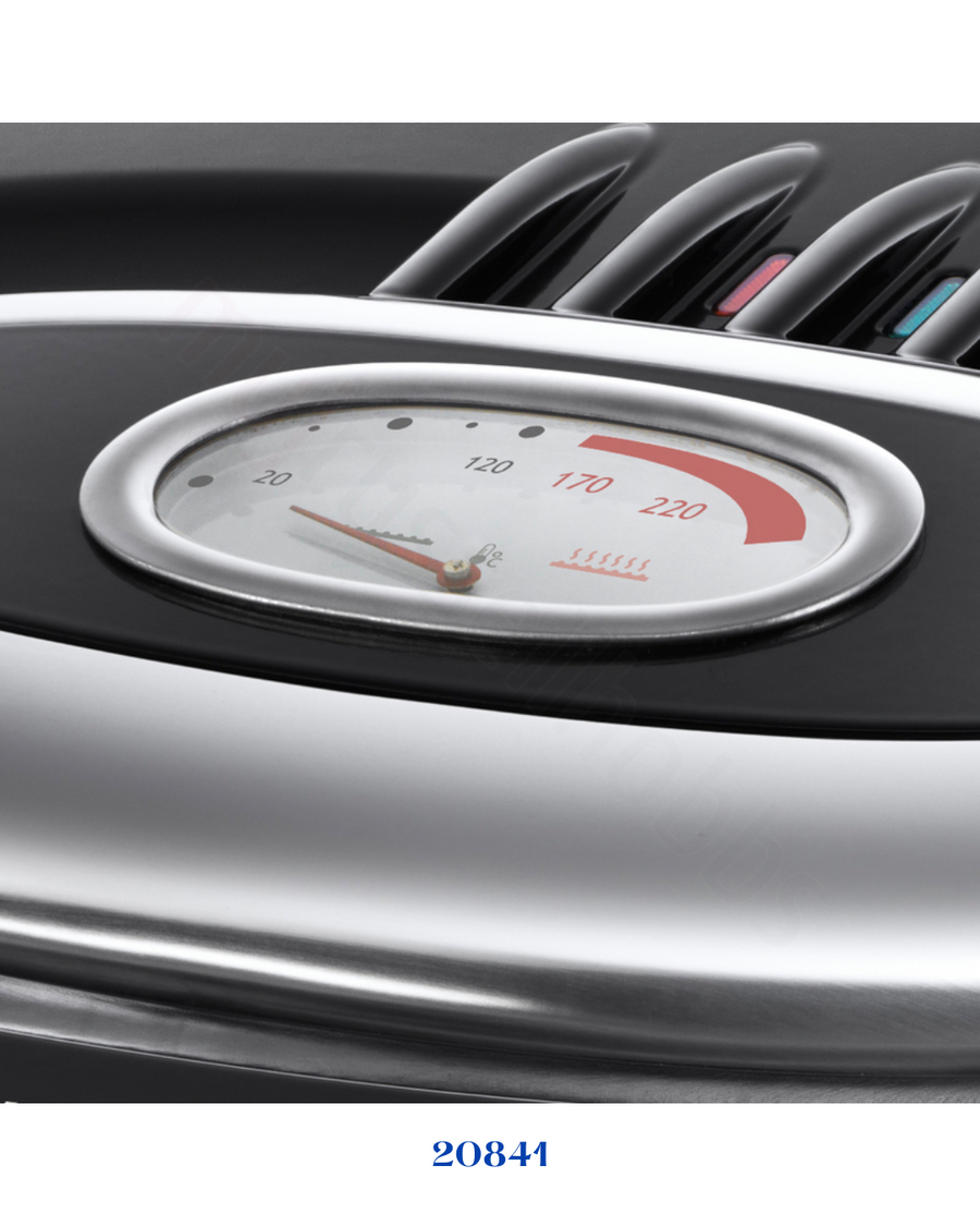 RUSSELL HOBBS RETRO CLASSIC NOIR REMOVABLE PLATES GRILL 1300W​