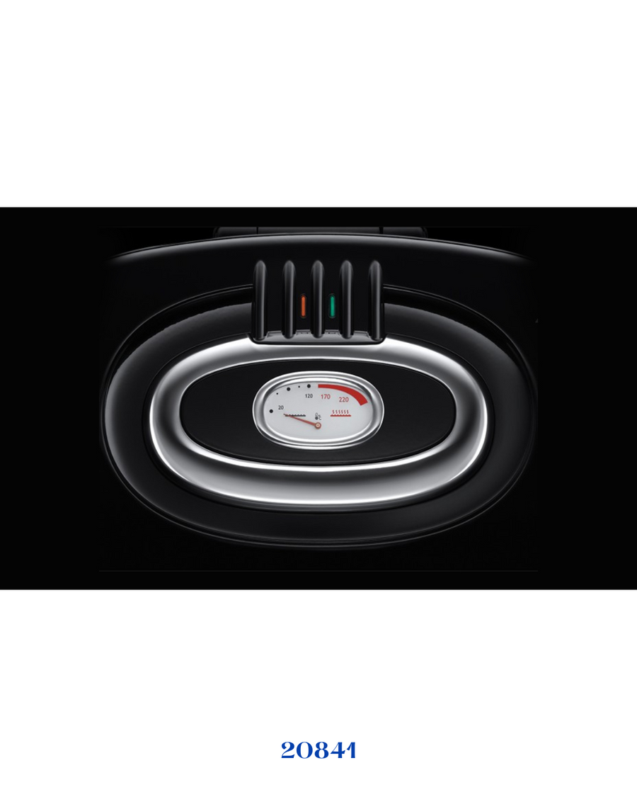 RUSSELL HOBBS RETRO CLASSIC NOIR REMOVABLE PLATES GRILL 1300W​