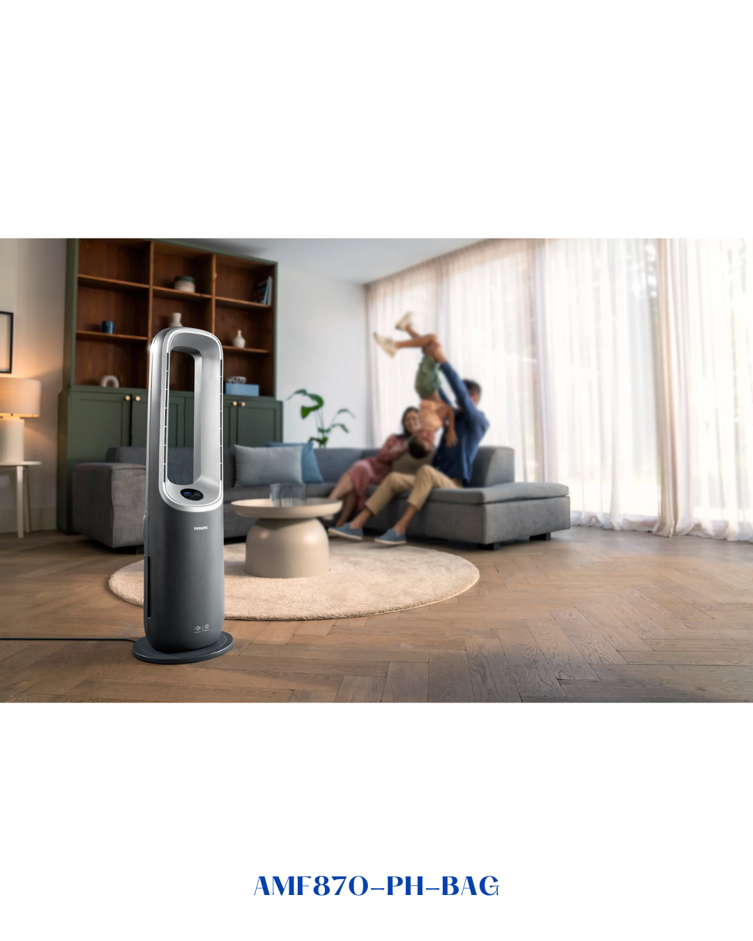 PHILIPS AIR PERFORMER 8000 3-IN-1 AIR PURIFIER FAN HEATER
