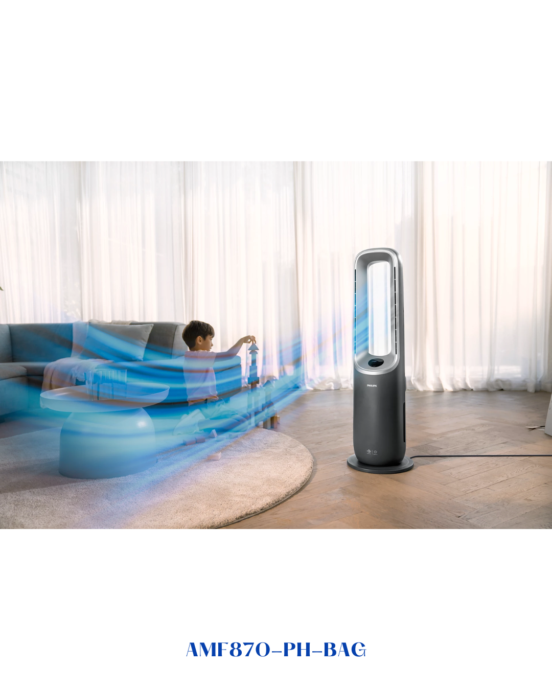PHILIPS AIR PERFORMER 8000 3-IN-1 AIR PURIFIER FAN HEATER