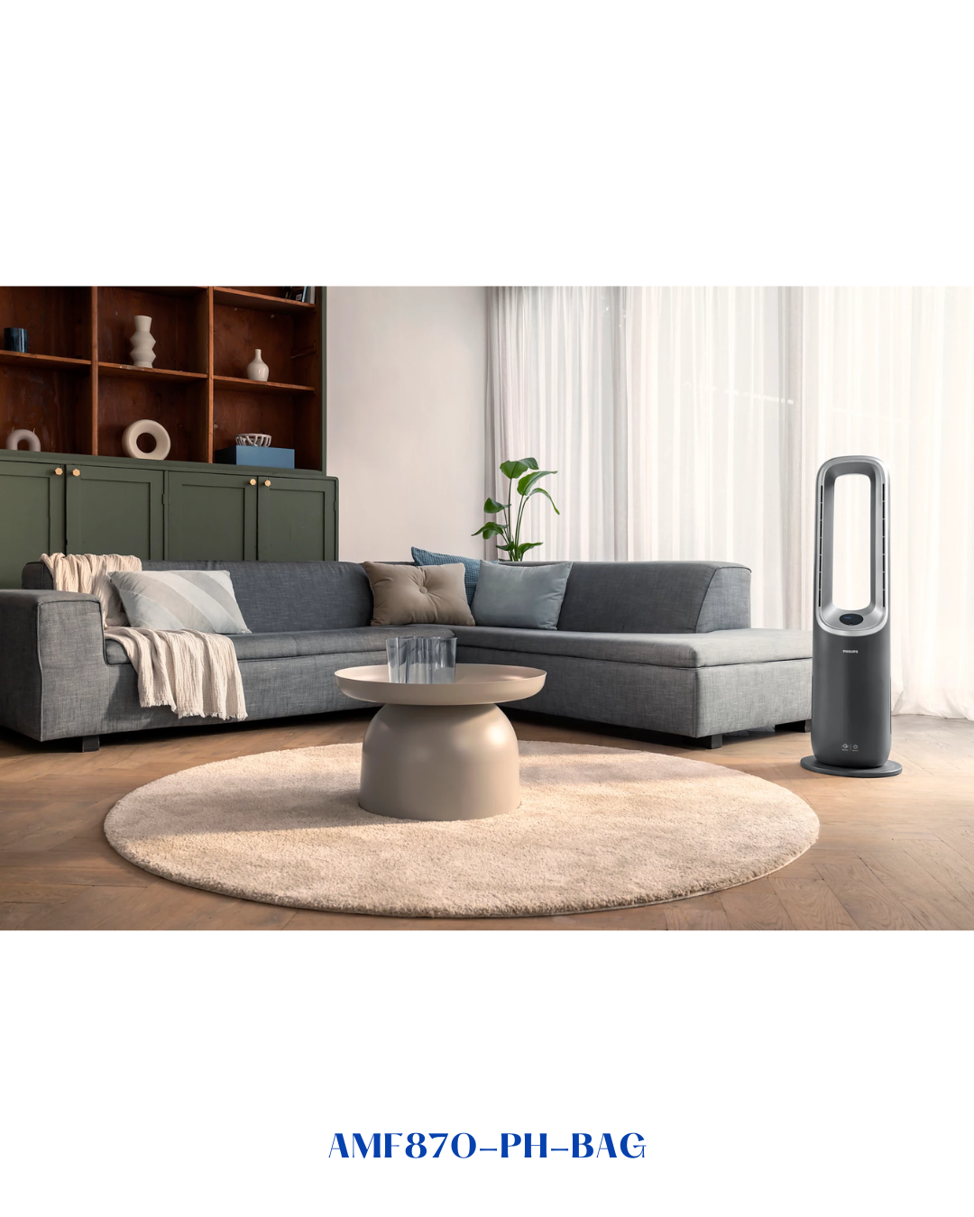PHILIPS AIR PERFORMER 8000 3-IN-1 AIR PURIFIER FAN HEATER