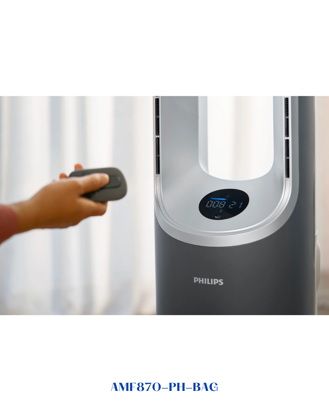 PHILIPS AIR PERFORMER 8000 3-IN-1 AIR PURIFIER FAN HEATER