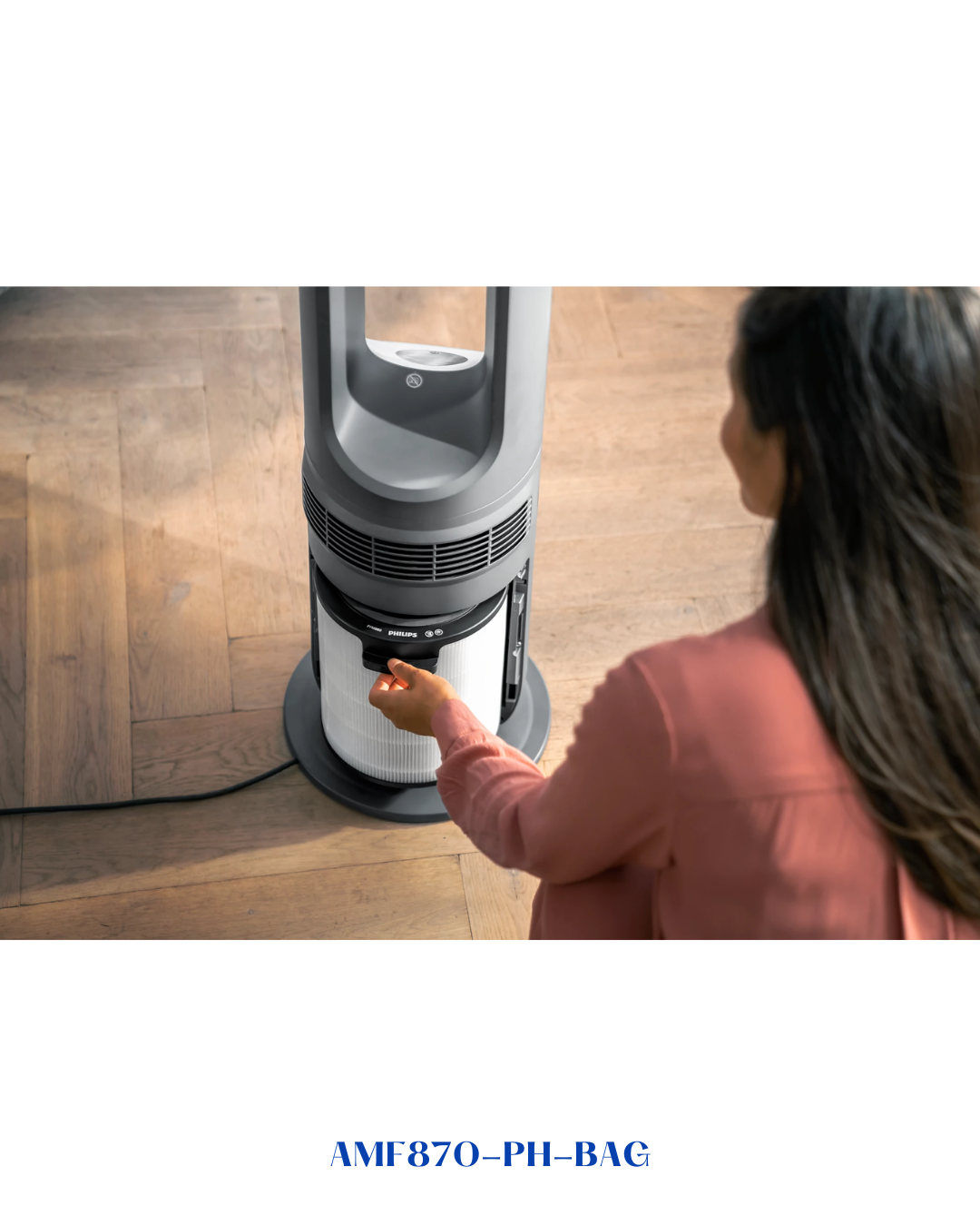 PHILIPS AIR PERFORMER 8000 3-IN-1 AIR PURIFIER FAN HEATER