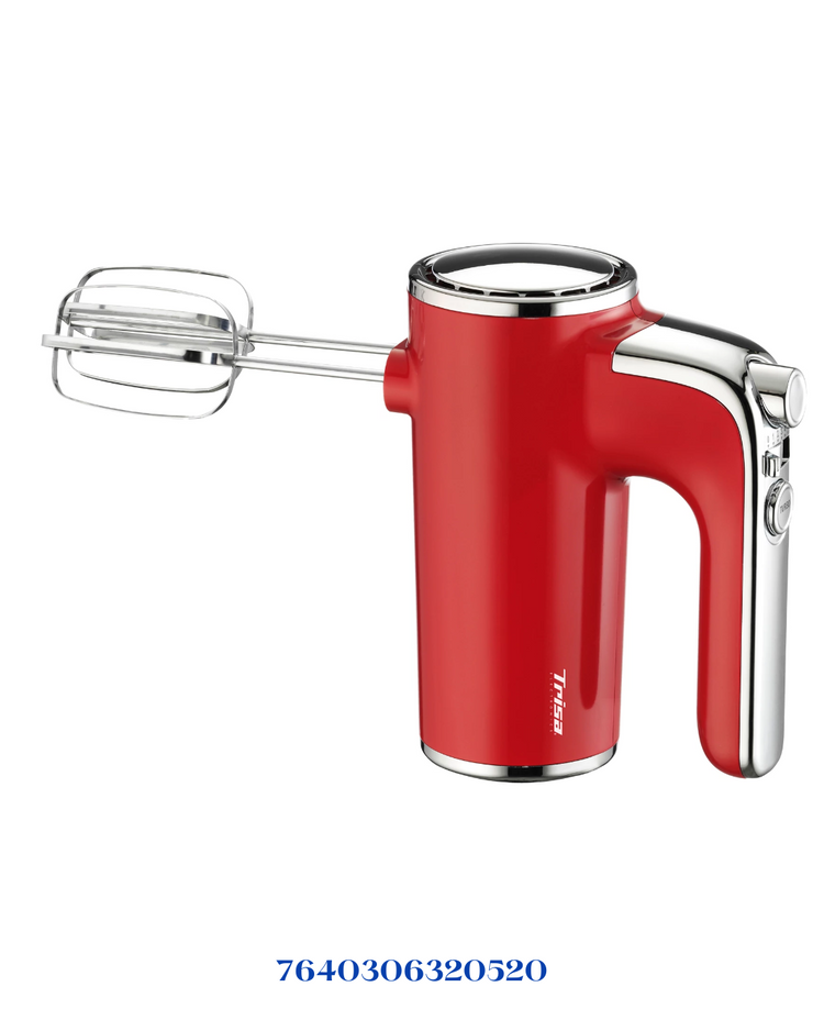 TRISA HAND MIXER DINERS EDITION RED 400W