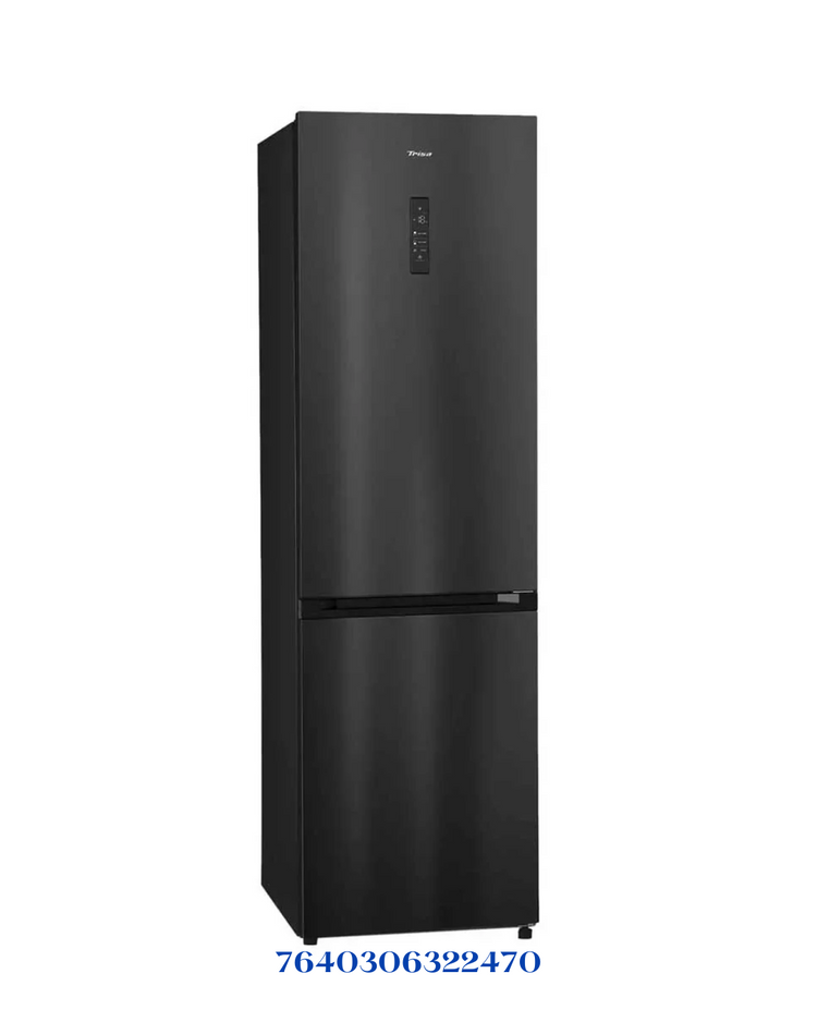 TRISA COMBI FRIDGE BLACK   223W 378L
