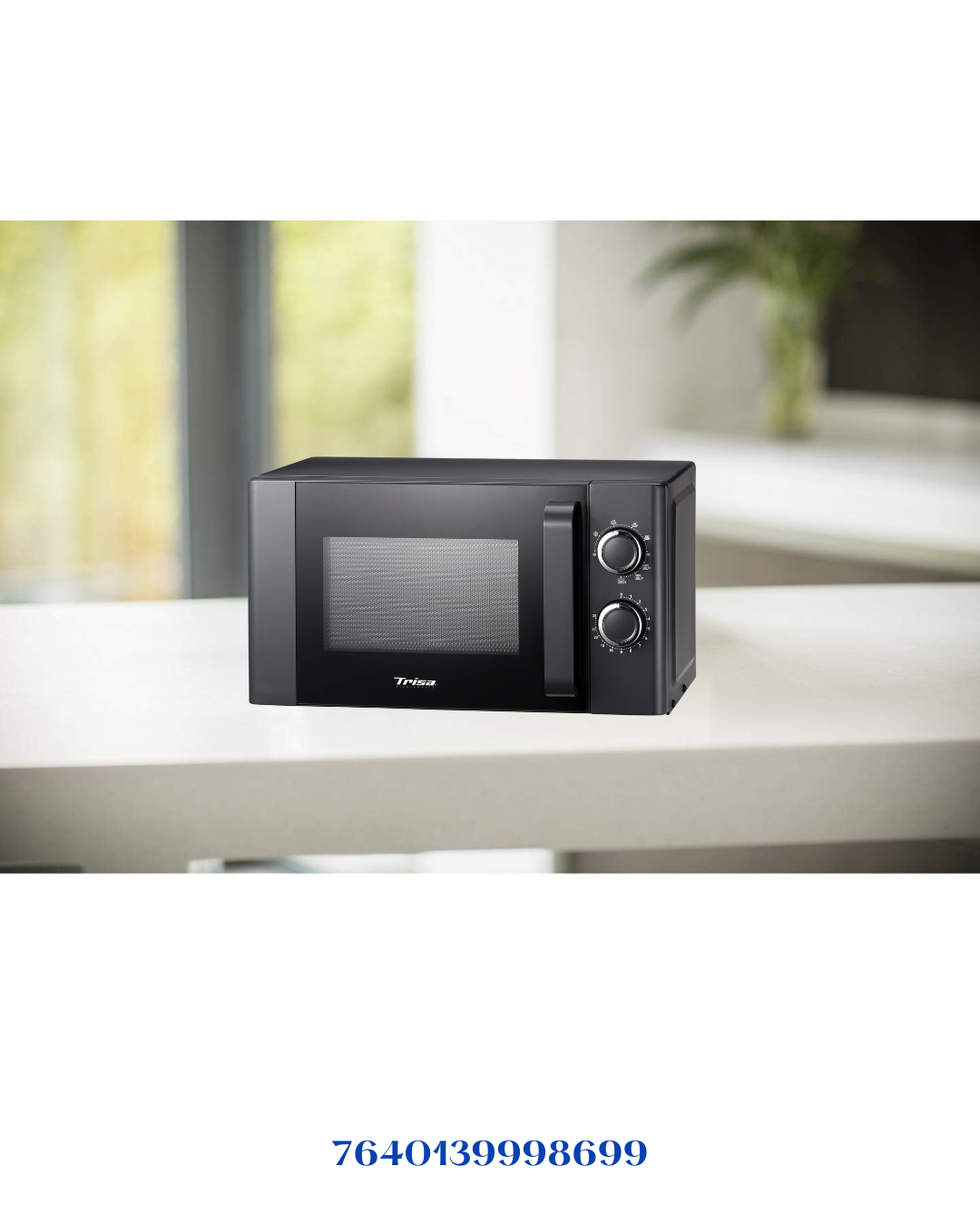 TRISA MICRO GRILL MICROWAVE BLACK 700W 20L