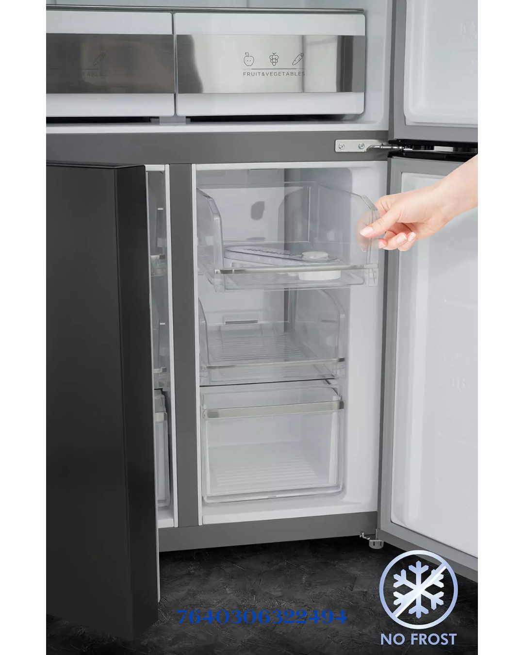 TRISA FOOD CENTER BLACK 250W 492L