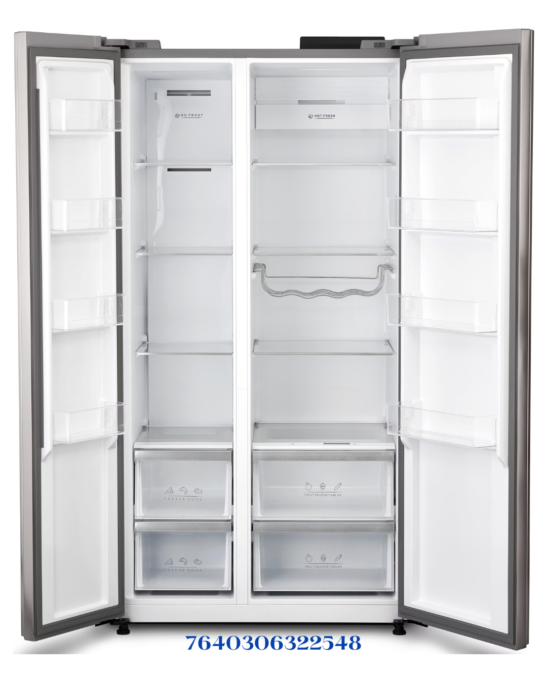 TRISA SIDE-BY-SIDE REFRIGERATORSTAINLESS STEEL  592L