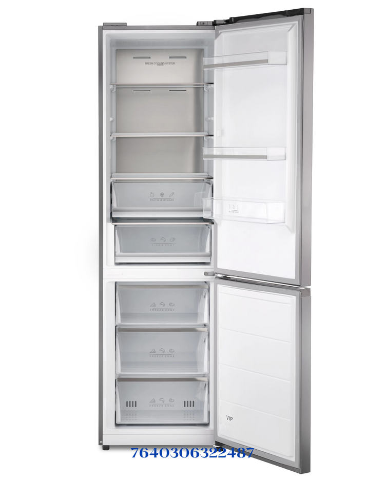 TRISA COMBI FRIDGE INOX SILVER  223W 378L