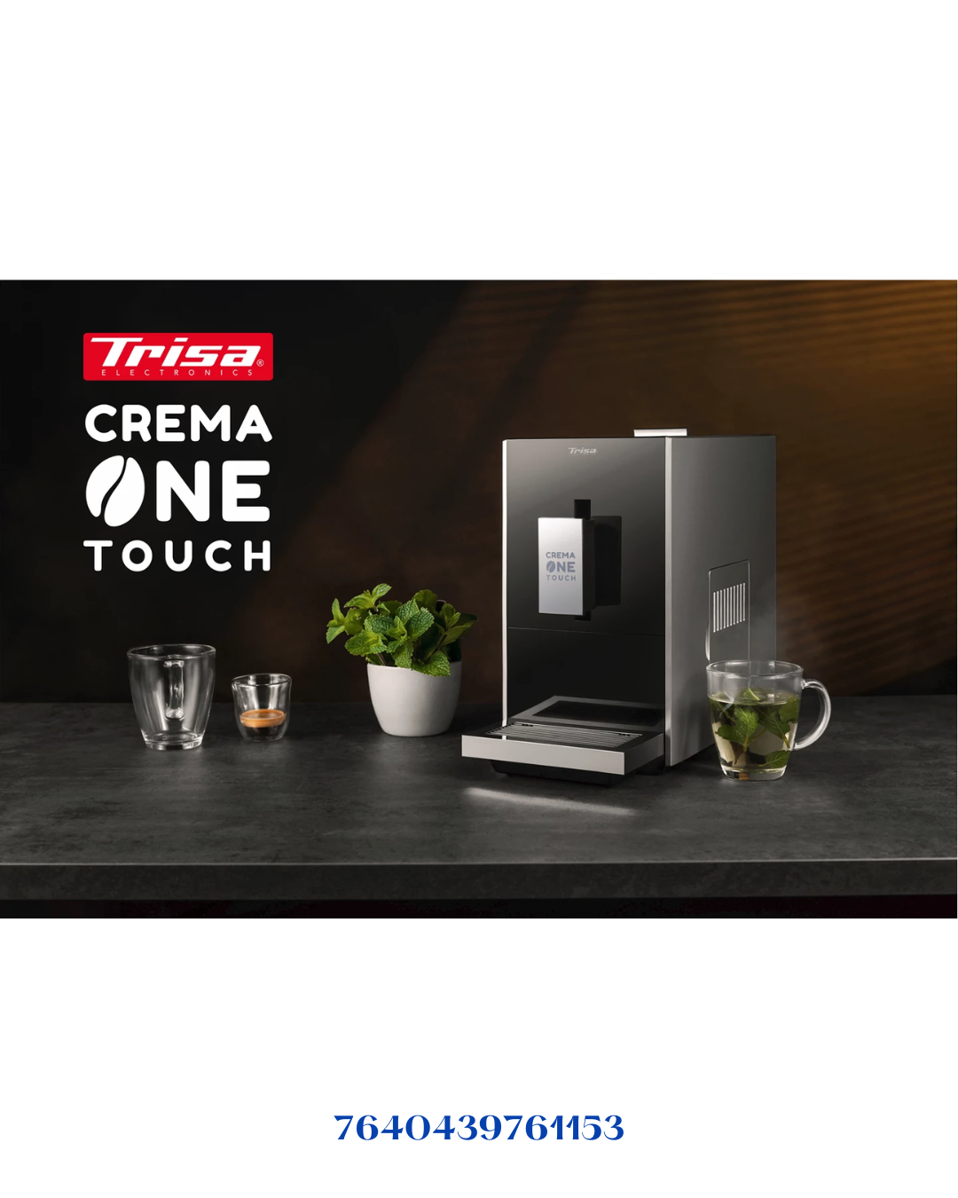 TRISA CREMA ONE TOUCH COFFE MACHINE 1350W