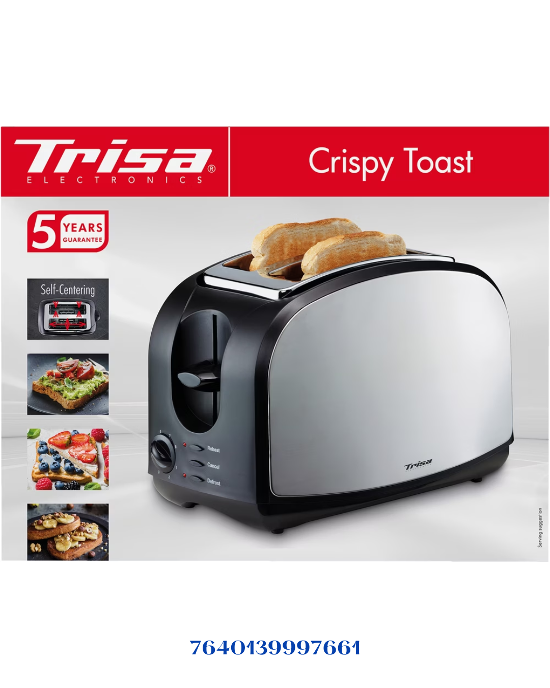 TRISA TOASTER CRISPY TOAST 600W
