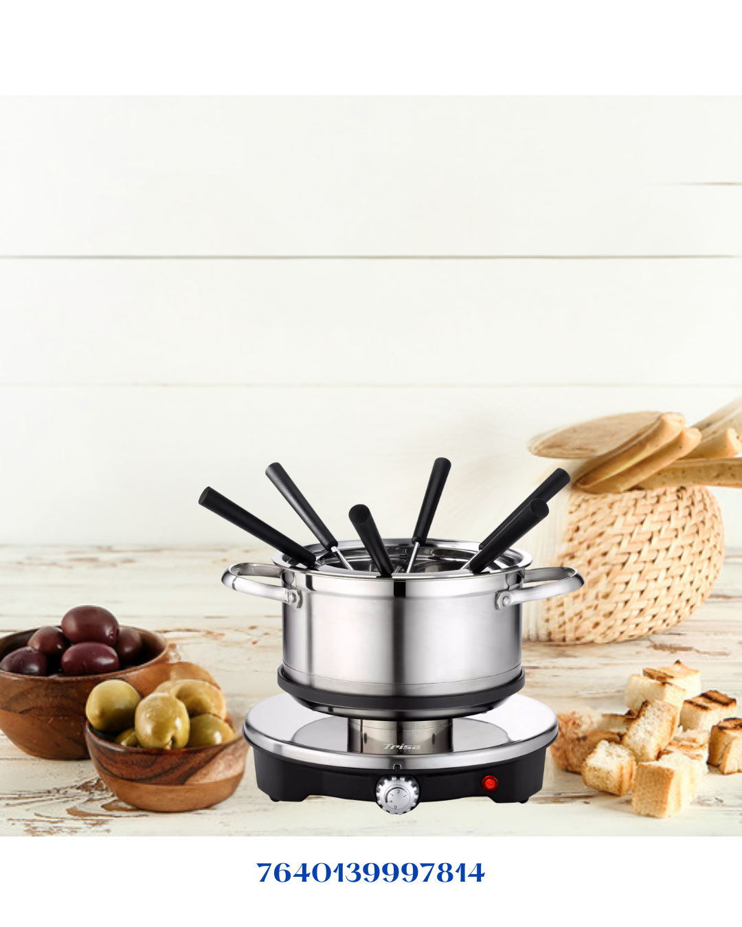 TRISA FONDUE VARIO INOX  1500W 2L
