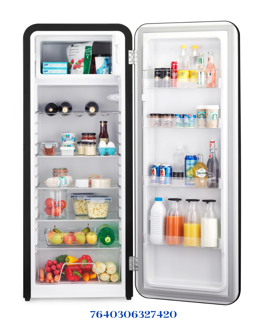 TRISA FRESCOLINO CLASSIC REFRIGERATOR BLACK 110W 281L