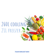 TRISA FRESCOLINO CLASSIC REFRIGERATOR BLACK 110W 281L