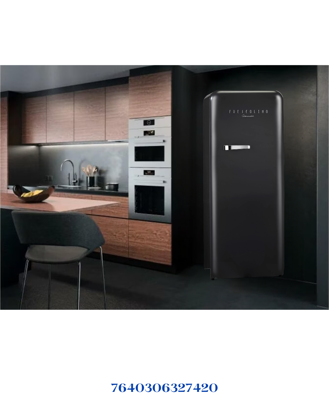 TRISA FRESCOLINO CLASSIC REFRIGERATOR BLACK 110W 281L
