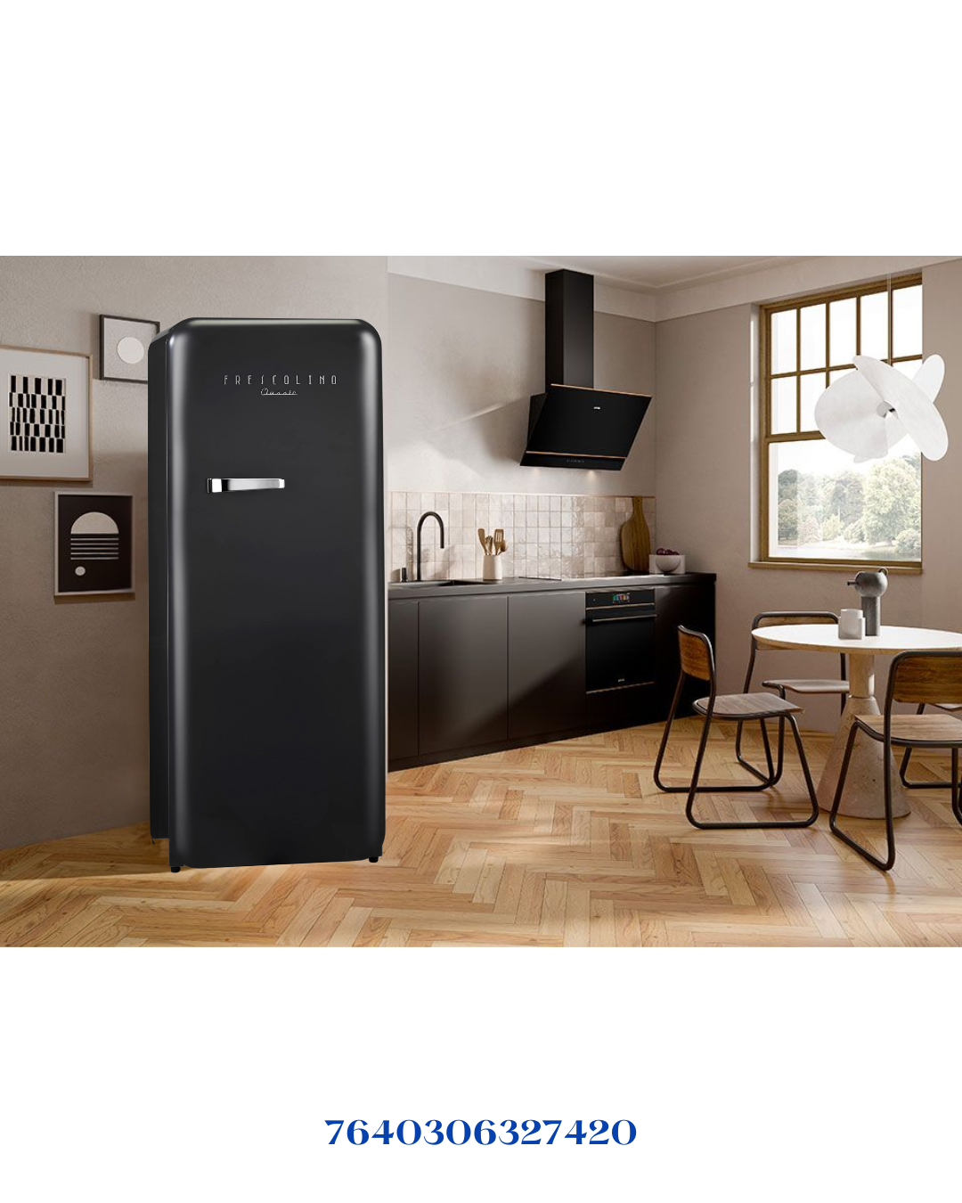 TRISA FRESCOLINO CLASSIC REFRIGERATOR BLACK 110W 281L