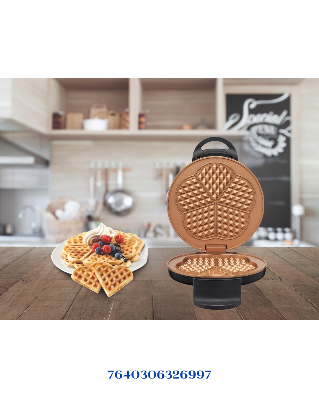 TRISA RETRO WAFFLES & WAFFLES MAKER 800W