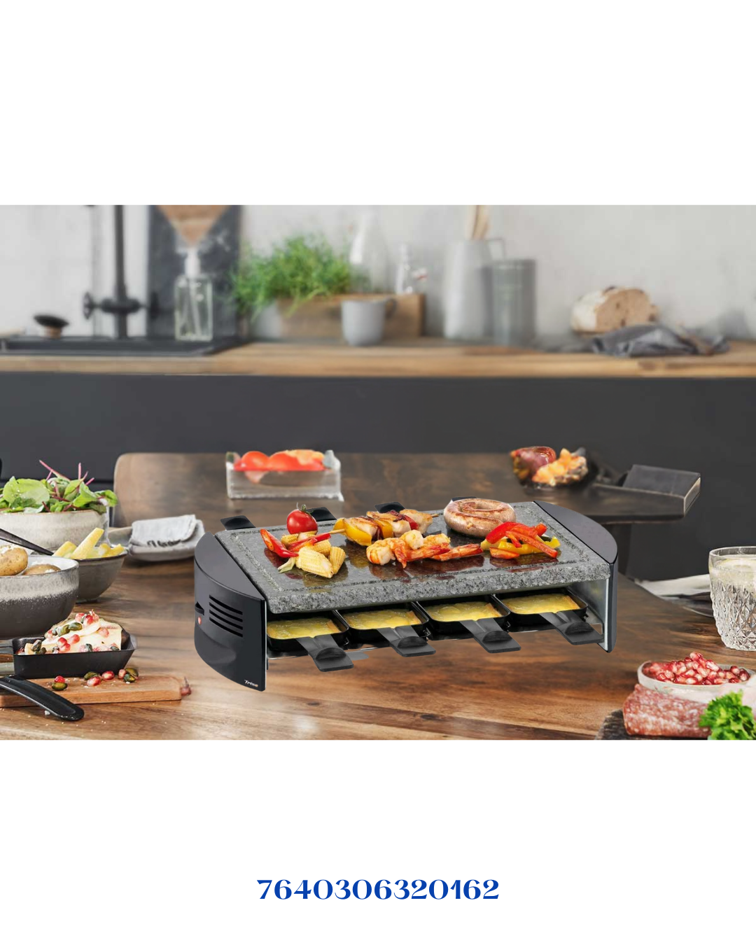 TRISA RACLETTINO 8 ELECTRIC RACLETTE GRILL 1300 W