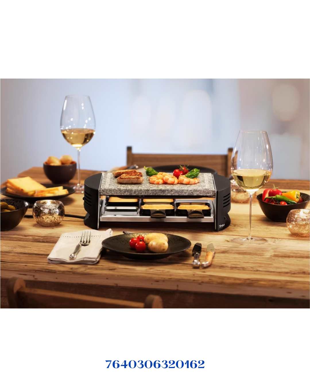TRISA RACLETTINO 8 ELECTRIC RACLETTE GRILL 1300 W