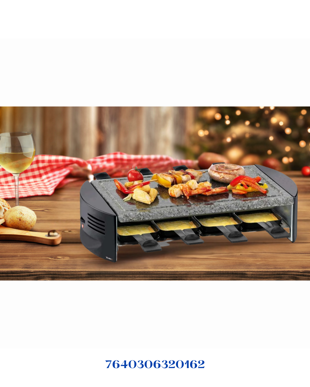 TRISA RACLETTINO 8 ELECTRIC RACLETTE GRILL 1300 W