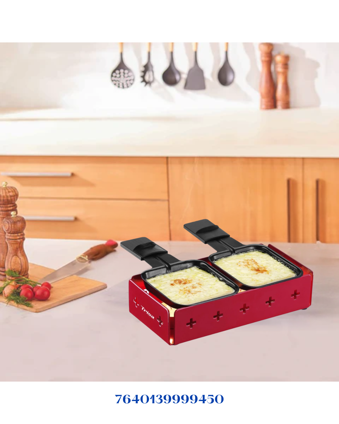 TRISA TÊTE À TÊTE CANDLE RACLETTE RED