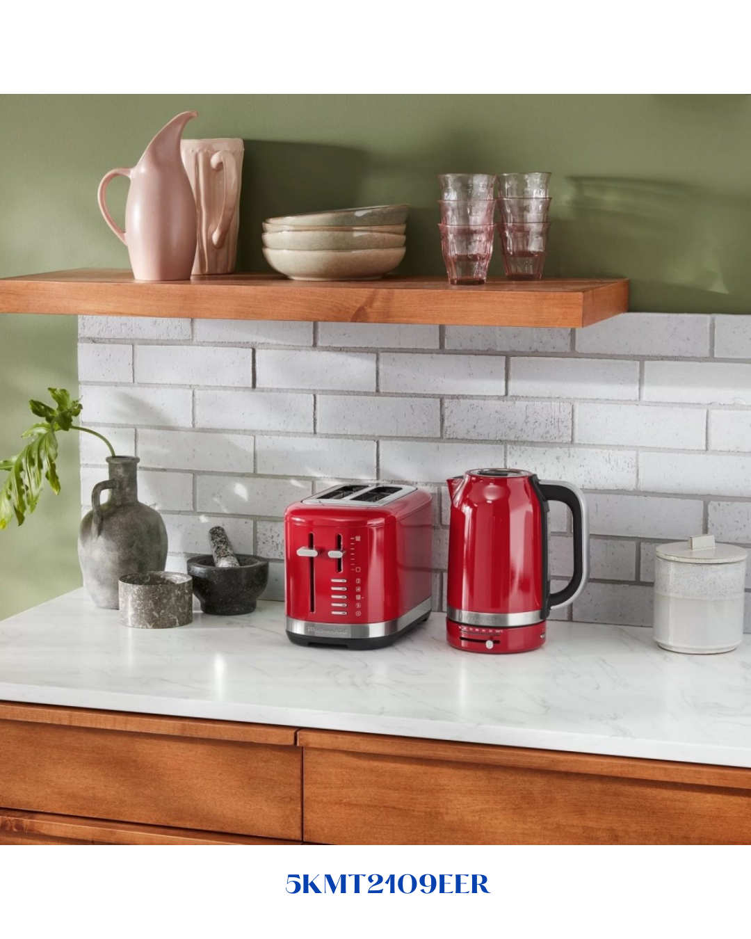 KITCHENAID TOASTER EMPIRE RED 980W