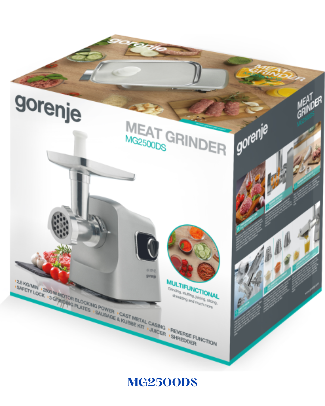 GORENJE MEAT GRINDER 2500W 2.8kg/min