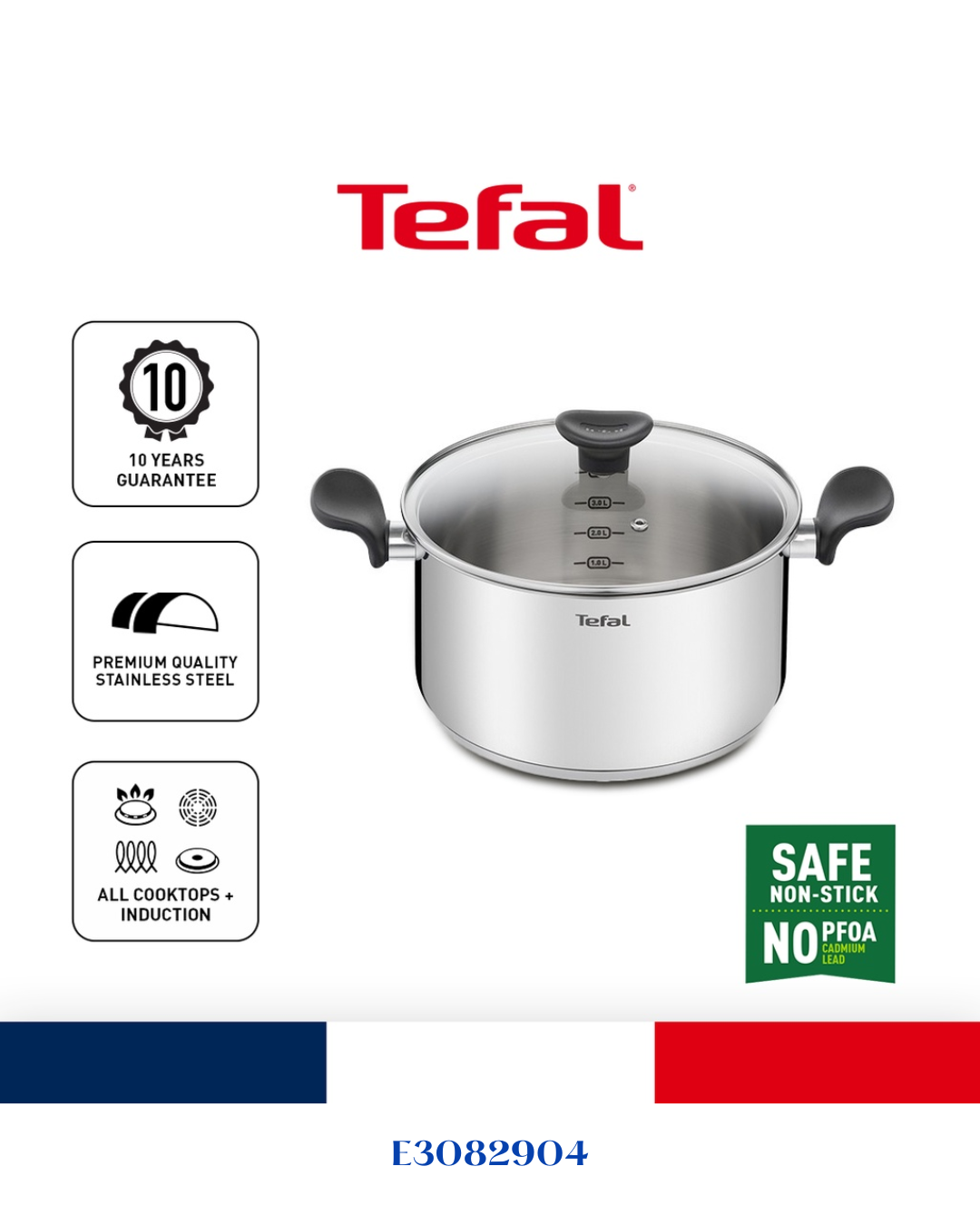 TEFAL STAINLESS STEEL PRIMARY STEWPOT 5 L 24 CM