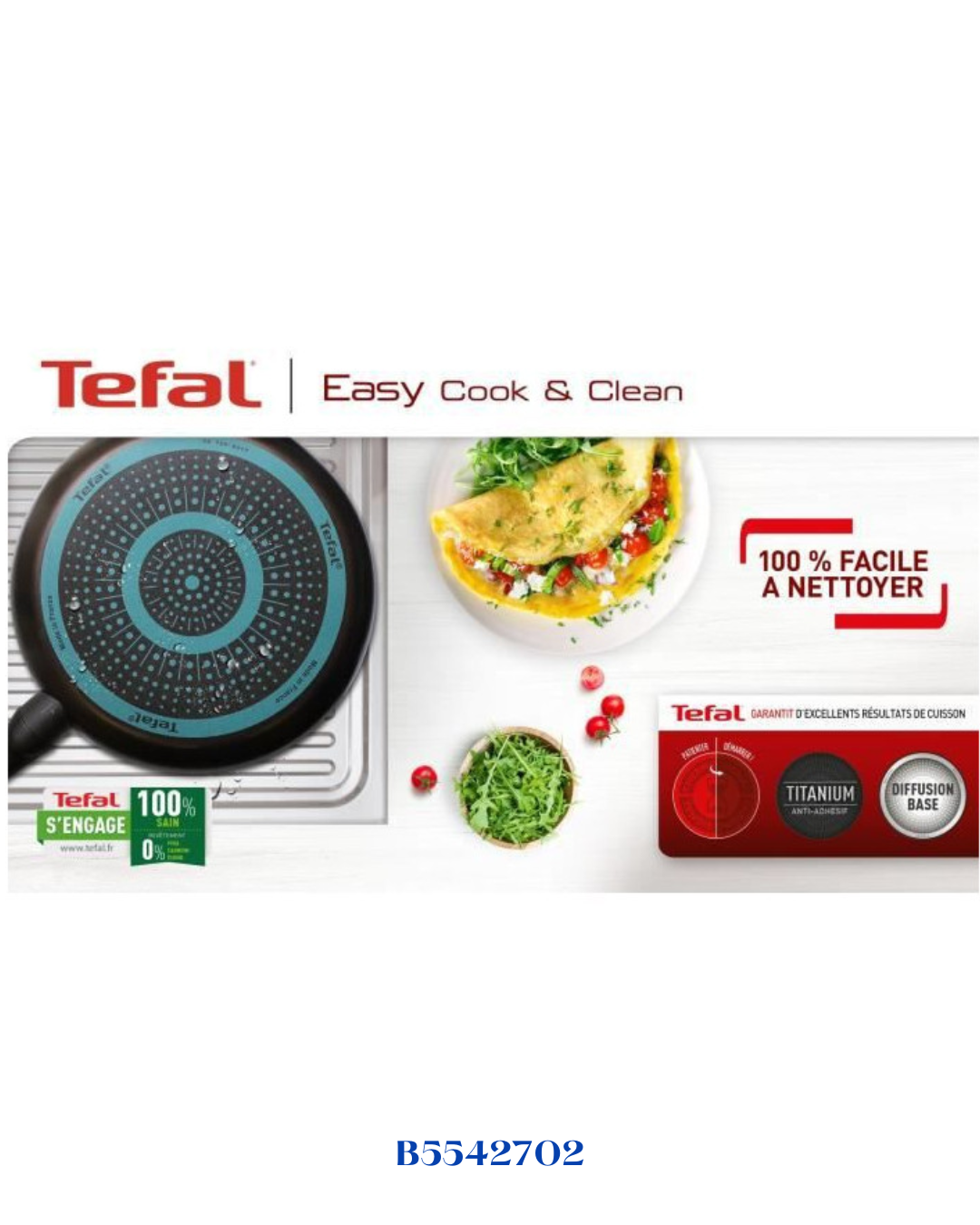 TEFAL EASY COOK & CLEAN SAUCEPAN 14CM