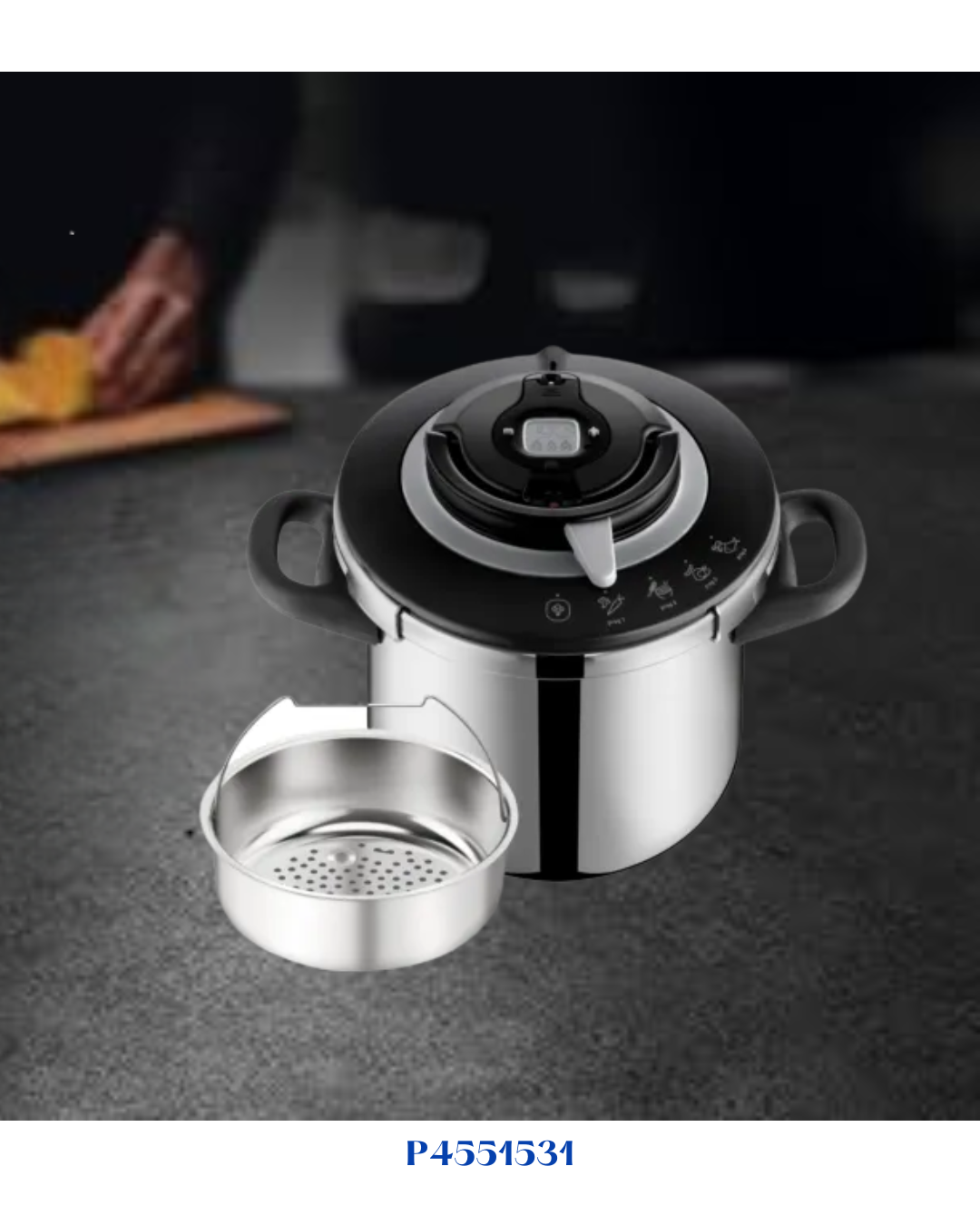 TEFAL CLIPSO+CHEF PRESSURE COOKER 10L