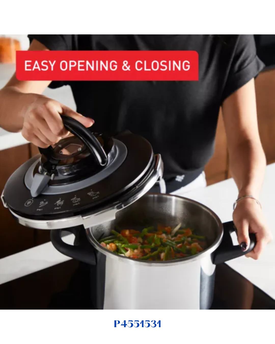 TEFAL CLIPSO+CHEF PRESSURE COOKER 10L