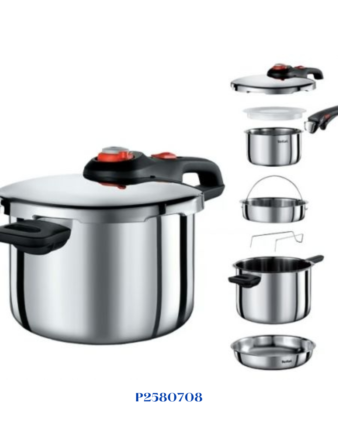 TEFAL INGENIO SECURE TRENDY PRESSURE COOKER SET 6L