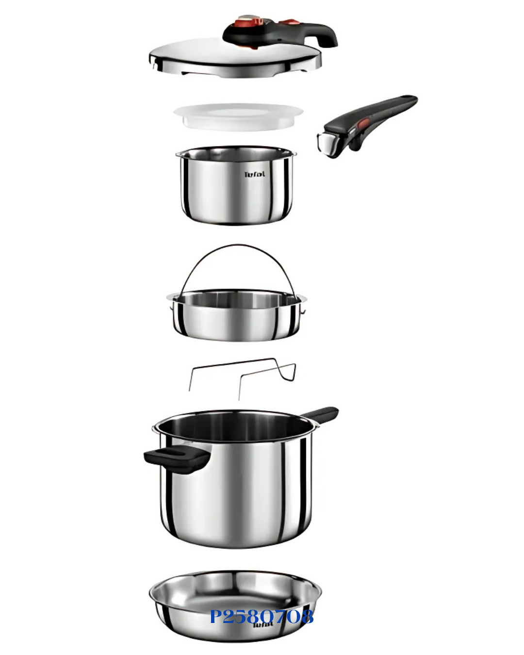 TEFAL INGENIO SECURE TRENDY PRESSURE COOKER SET 6L