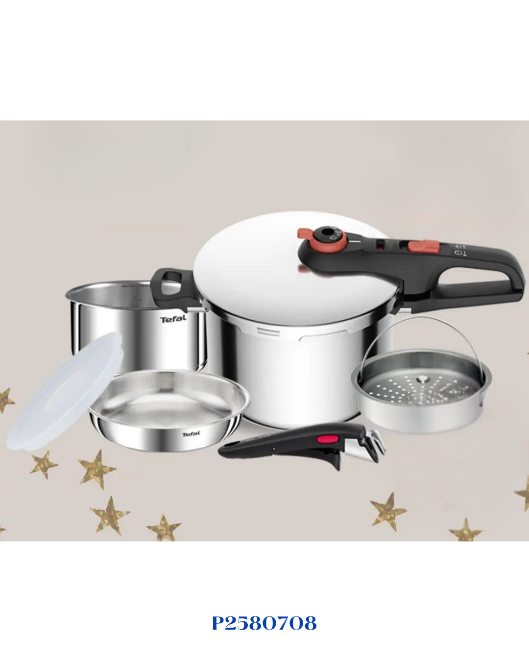 TEFAL INGENIO SECURE TRENDY PRESSURE COOKER SET 6L