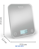 TEFAL KITCHEN SCALE 5KG WHITE OPTISS SILVER