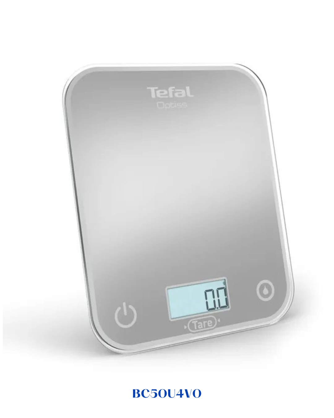 TEFAL KITCHEN SCALE 5KG WHITE OPTISS SILVER