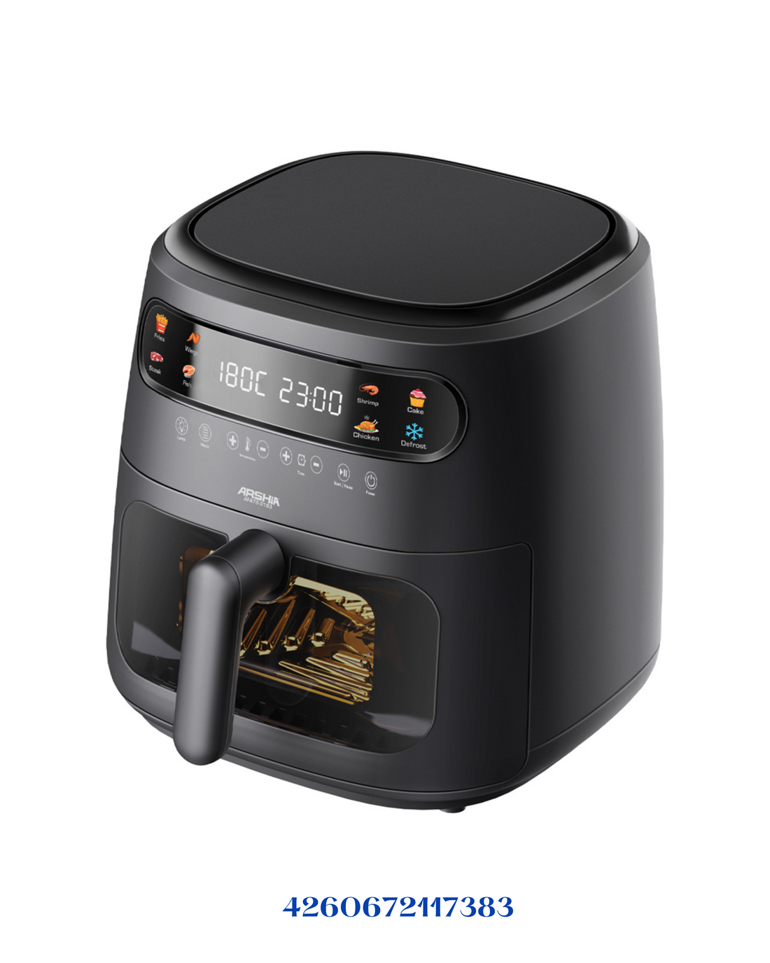 ARSHIA MULTIFUNCTIONAL AIR FRYER 1750W 8L