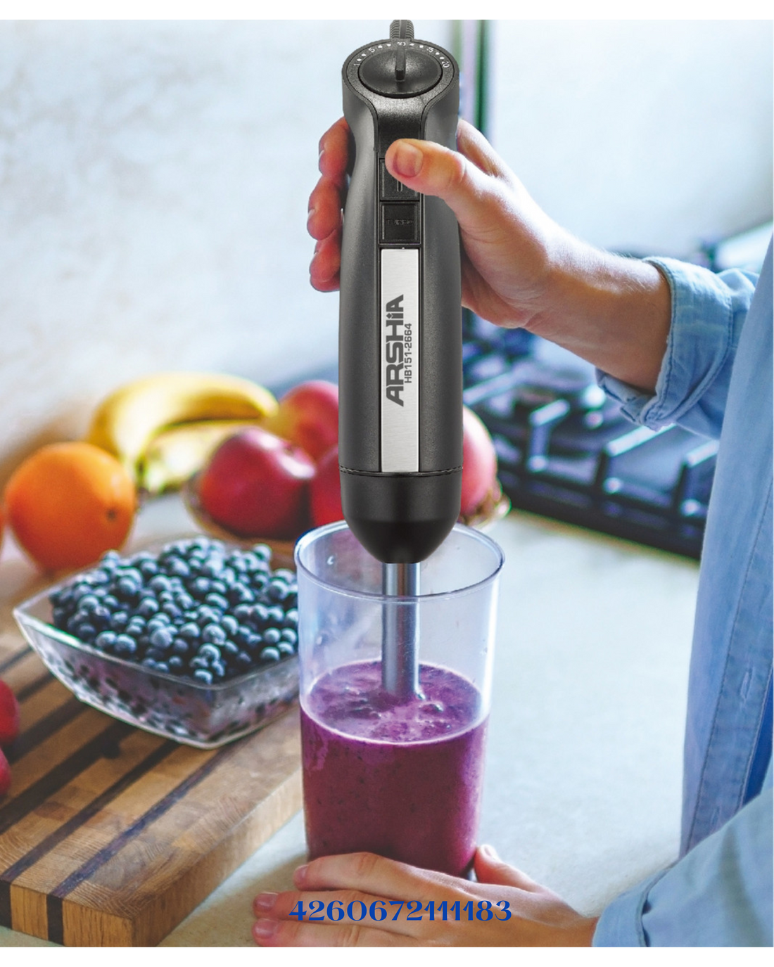 ARSHIA HAND BLENDER 600W 800ML