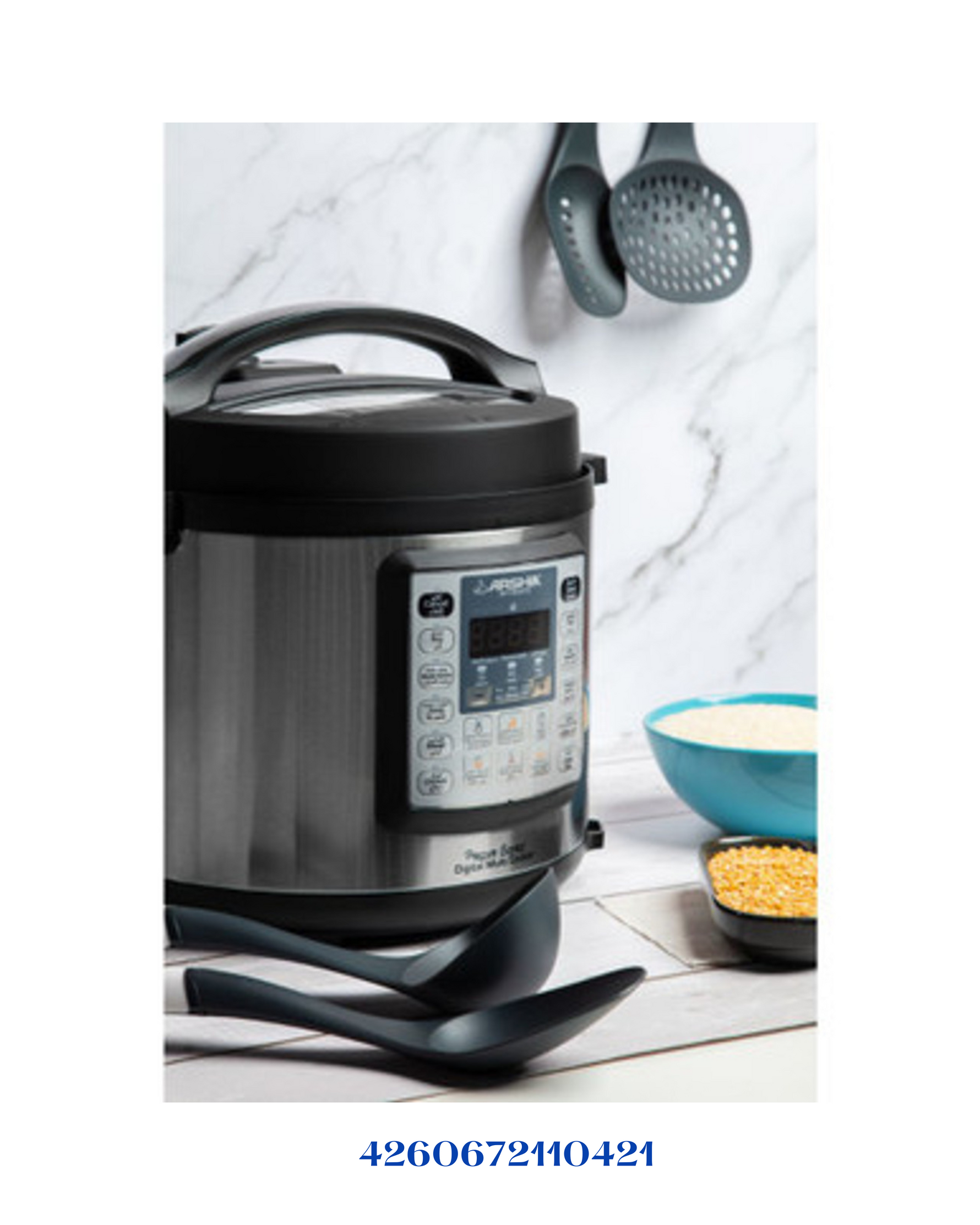 ARSHIA DIGITAL PRESSURE COOKER 6L 1000W